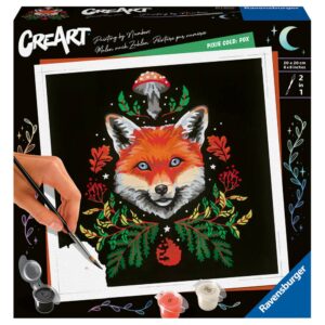 Ravensburger - CreArt pictura pe numere pentru adulti editie Pixie Cold vulpe - RVSPBN23511