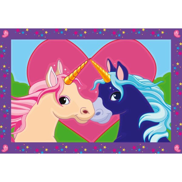 4005556235582_CAT_2 Ravensburger - CreArt pictura pe numere pentru copii 2 sabloane cu unicorni magici - RVSPBN23558