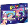 4005556235582_LEFT_3D Ravensburger - CreArt pictura pe numere pentru copii 2 sabloane cu unicorni magici - RVSPBN23558