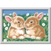 4005556235636_CAT Ravensburger - CreArt pictura pe numere pentru copii iepurasi printre margarete - RVSPBN23563