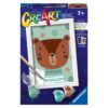 Ravensburger - CreArt pictura pe numere pentru copii ursulet dragut - RVSPBN23603