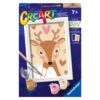 Ravensburger - CreArt pictura pe numere pentru copii cerb dragut - RVSPBN23606