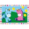 Ravensburger - CreArt pictura pe numere pentru copii 2 sabloane unicorni veseli - RVSPBN23699