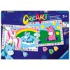 Ravensburger - CreArt pictura pe numere pentru copii 2 sabloane unicorni veseli - RVSPBN23699