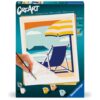 Ravensburger - CreArt pictura pe numere pentru adulti relaxare la plaja - RVSPBN23897