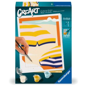 Ravensburger - CreArt pictura pe numere pentru copii timpuri insorite - RVSPBN23900