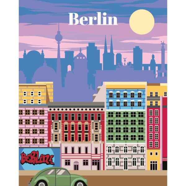 Ravensburger - CreArt pictura pe numere pentru adulti Berlin - RVSPBN25521