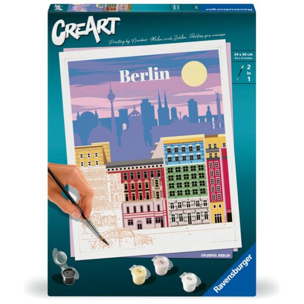 Ravensburger - CreArt pictura pe numere pentru adulti Berlin - RVSPBN25521