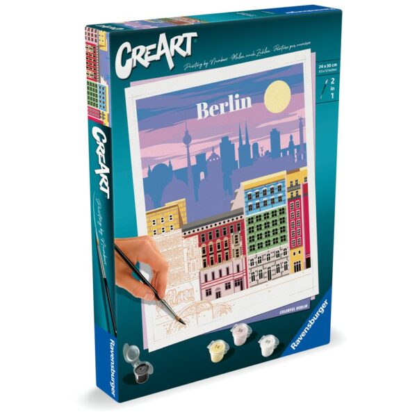 Ravensburger - CreArt pictura pe numere pentru adulti Berlin - RVSPBN25521