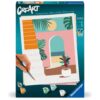 Ravensburger - CreArt pictura pe numere pentru adulti vibe de vacanta - RVSPBN25524