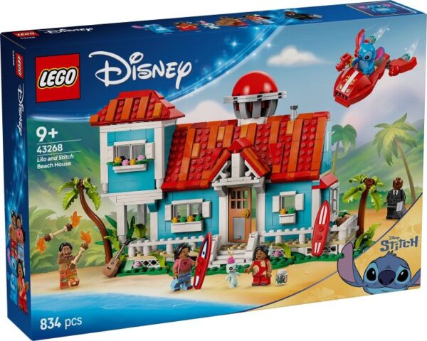 Lego Disney 43268 - Casa de pe plaja a lui Lilo si Stitch