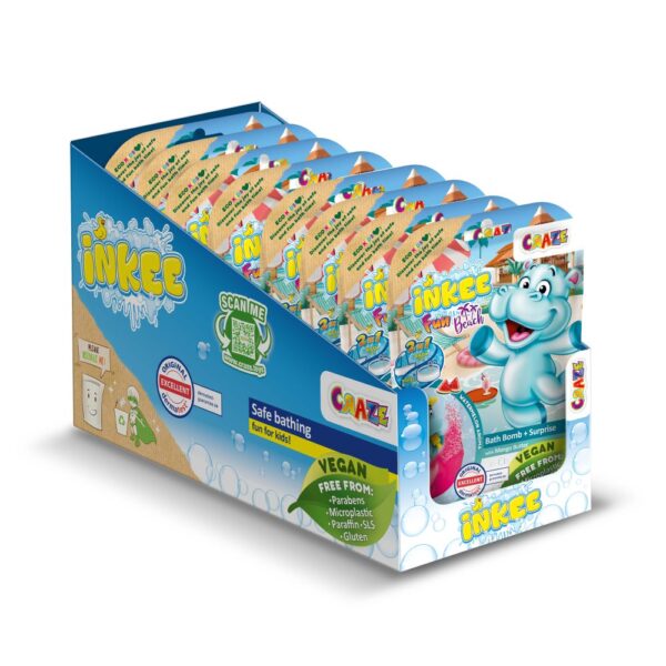 Craze - Bila de baie Inkee cu surpriza hipopotam la plaja - CRZ43417