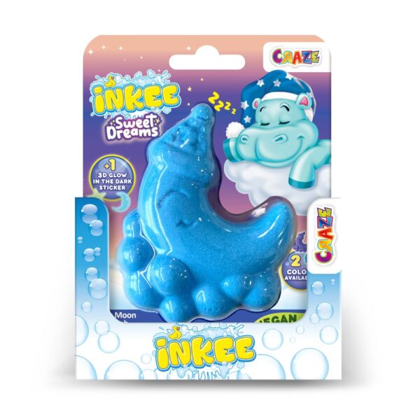 Craze - Bomba de baie spumoasa Inkee in forma de luna culori si arome asortate - CRZ45831
