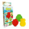 Craze - Bombe de baie Inkee 3 buc asortate in forma de fructe - CRZ48382