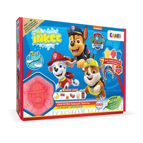 Craze - Set cadou de baie Inkee cu 7 surprize Paw Patrol - CRZ53799