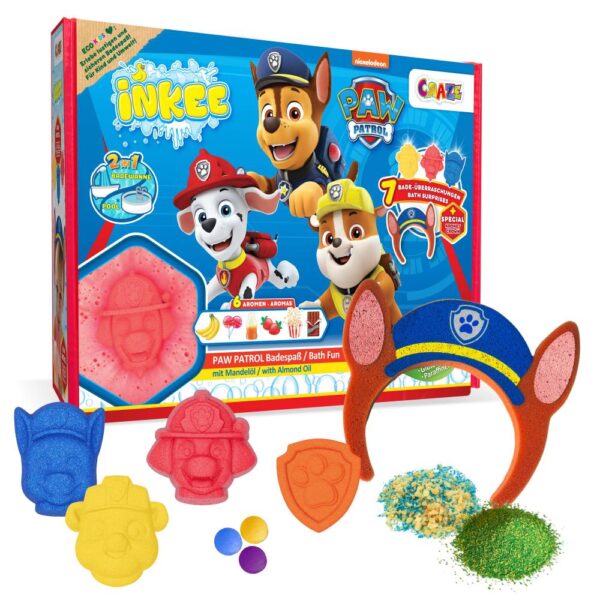 Craze - Set cadou de baie Inkee cu 7 surprize Paw Patrol - CRZ53799