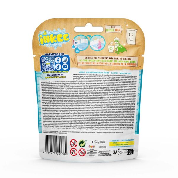 Craze - Bombe de baie Inkee 3 buc asortate in forma de Flamingo - CRZ55380