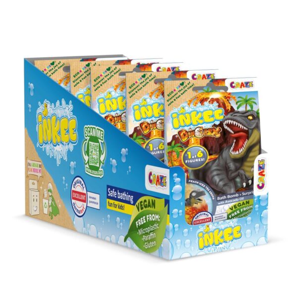Craze - Bila de baie Inkee cu surpriza dinozaur - CRZ59272