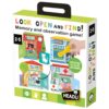 Headu - Joc Montessori observa deschide si gaseste care antreneaza memoria si observatia 2-5 ani - HE60544
