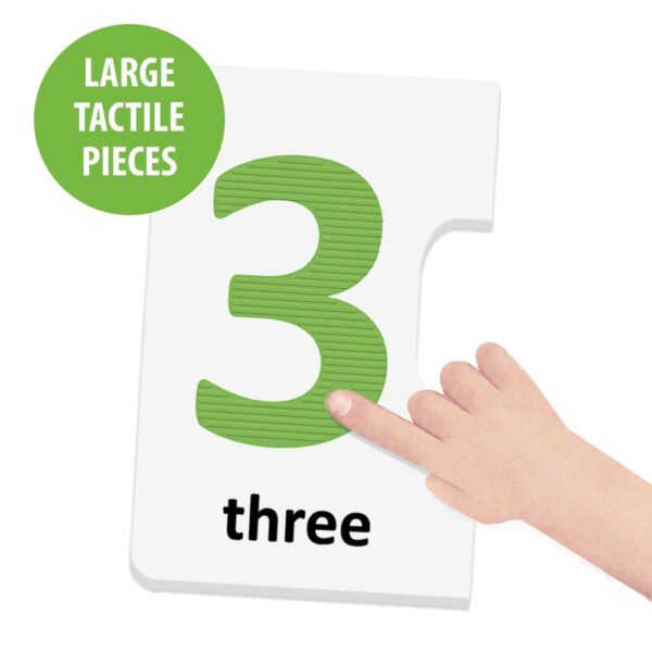 Headu - Joc Tactil numere forme si culori cu piese mari 2-4 ani - HE60810