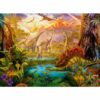 Ravensburger - Puzzle tinutul dinozaurilor 500 piese design nou - RVSPA00238