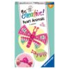 Ravensburger - Be Creative Set mini de creatie din perle fluture si larva - RVSAC18249