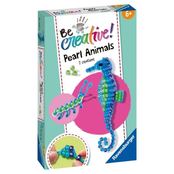 4005556184286_LEFT_3D Ravensburger - Be Creative Set mini de creatie din perle calut de mare si larva - RVSAC18428