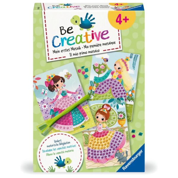 Ravensburger - Be Creative Set midi de creatie mozaic printese - RVSAC25533
