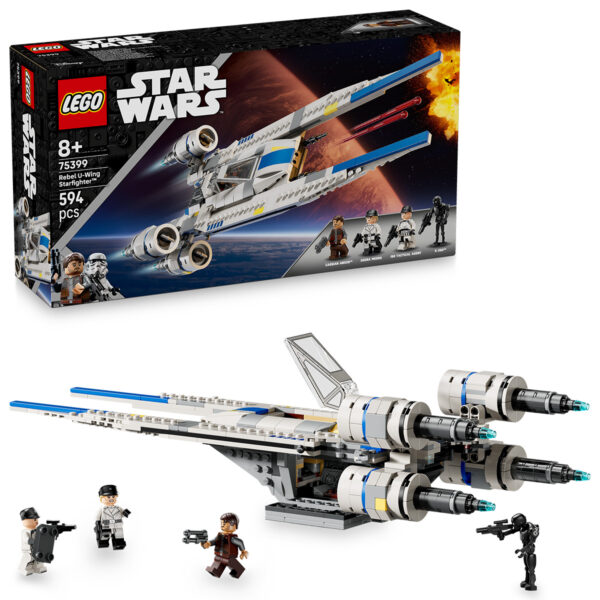 LEGO Star Wars - Nava stelara U-Wing a rebelilor 75399, 594 piese