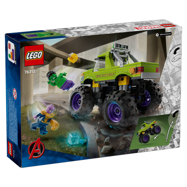 76312-lego-super-heroes-2 LEGO Marvel Super Heroes - Hulk în vehicul de teren contra lui Thanos 76312, 229 piese