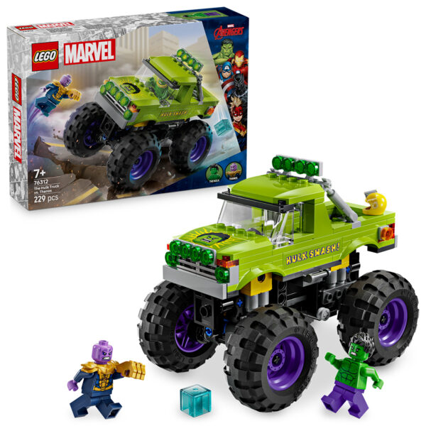 76312-lego-super-heroes LEGO Marvel Super Heroes - Hulk în vehicul de teren contra lui Thanos 76312, 229 piese