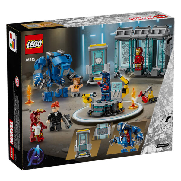 76315-lego-super-heroes-2 LEGO Marvel Super Heroes - Laboratorul lui Iron Man: Sala armurilor 76315, 384 piese