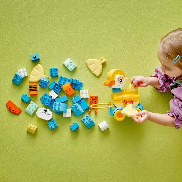 LEGO DUPLO - Animale pe roţi 3 în 1 10448, 58 piese