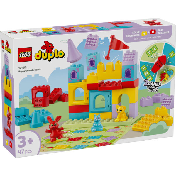 LEGO DUPLO - Jocul de la castelul Săltăreţei 10450, 47 piese