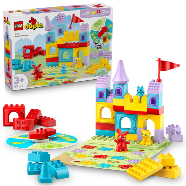 LEGO DUPLO - Jocul de la castelul Săltăreţei 10450, 47 piese