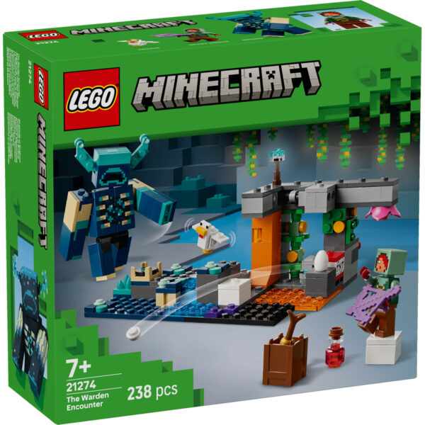 LEGO Minecraft - Întâlnirea cu Temnicerul 21274, 238 piese