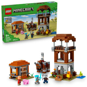 LEGO Minecraft - Avanpostul Jefuitorului şi Distrugător 21278, 665 piese