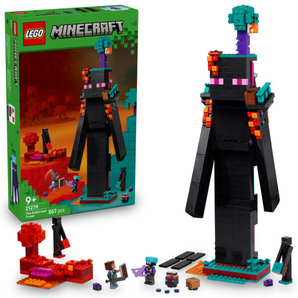 LEGO Minecraft - Turnul Enderman 21279, 867 piese