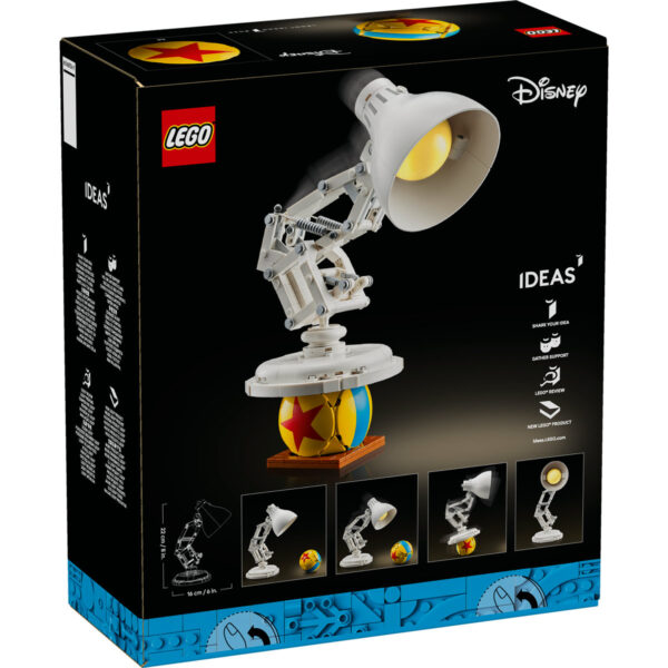 LEGO Ideas - Disney Pixar Luxo Jr. 21357, 613 piese