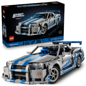 LEGO Technic - Maşina Nissan Skyline GT-R (R34) din Mai furios, mai iute 42210, 1410 piese