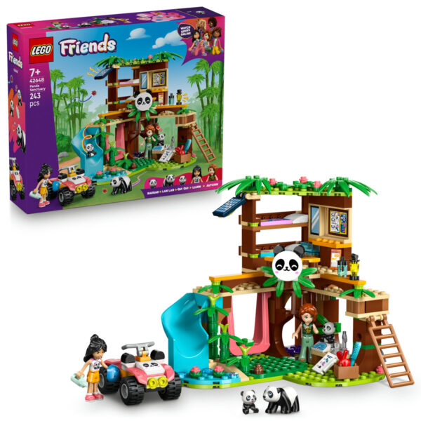 LEGO Friends - Îngrijirea animalelor de la refugiul pentru panda 42648, 243 piese