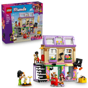 LEGO Friends - Magazin de muzică şi apartament 42653, 483 piese