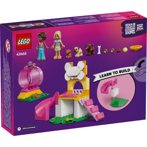 LEGO Friends - Loc de joacă pentru căţeluşi 42665, 66 piese