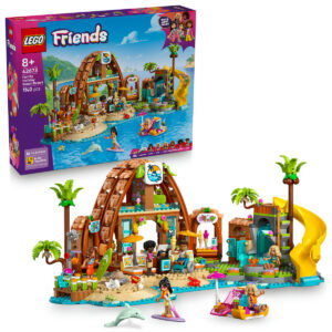 LEGO Friends - Staţiune de pe litoral pentru vacanţă cu familia 42673, 1140 piese