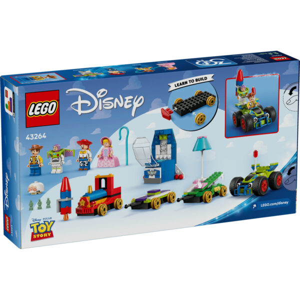 43264-lego-disney-2 LEGO Disney - Tren aniversar şi maşina RC din Toy Story 43264, 206 piese