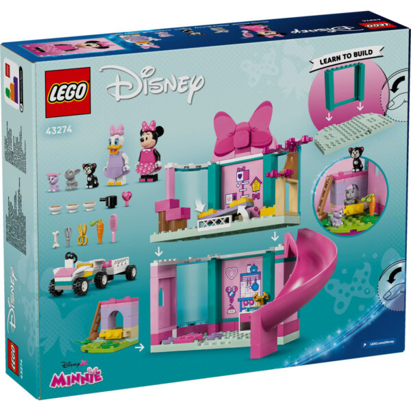 LEGO Disney - Hotelul pentru animale de companie al lui Minnie 43274, 161 piese