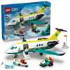 LEGO City - Avion-ambulanţă pentru urgenţe 60465, 403 piese