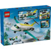 LEGO City - Avion-ambulanţă pentru urgenţe 60465, 403 piese