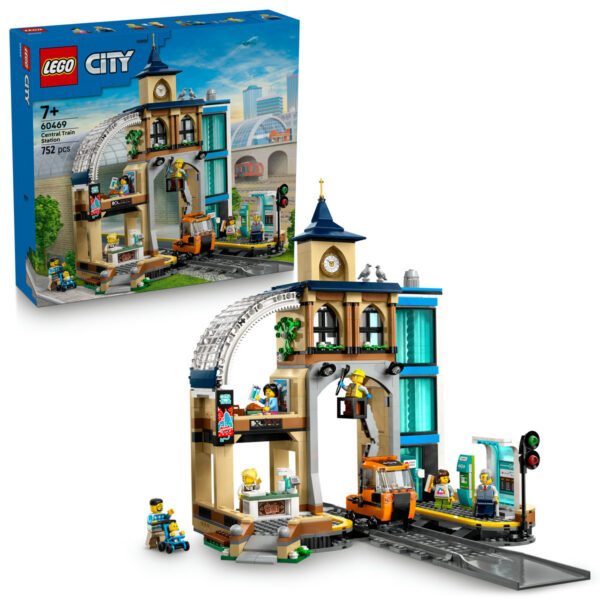 LEGO City - Gara centrală 60469, 752 piese