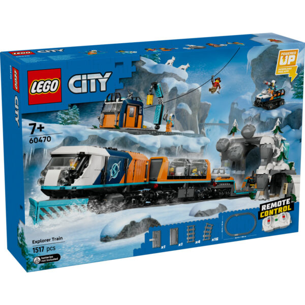 LEGO City - Trenul expres al exploratorilor spre Polul Arctic 60470, 1517 piese